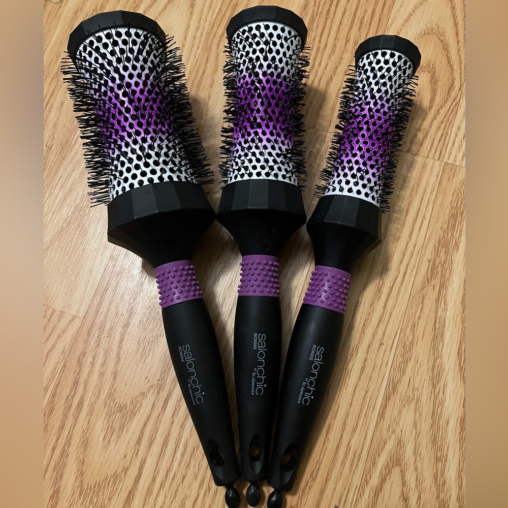 3 salon chic round brush